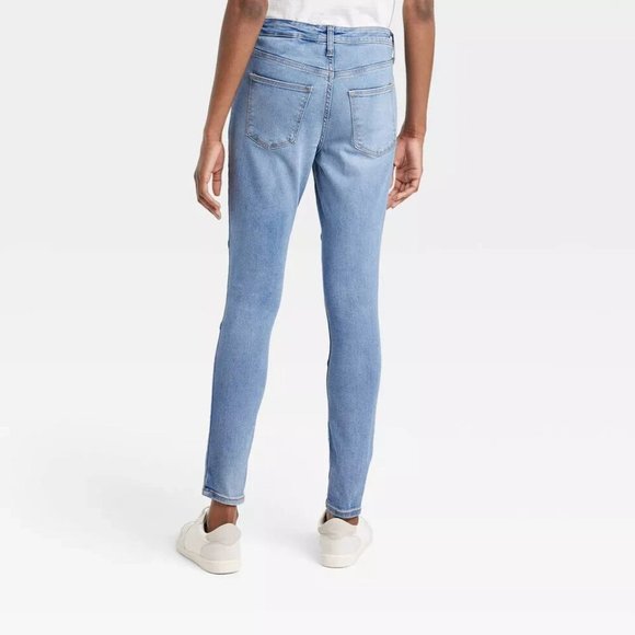 Universal Thread High-Rise Skinny Patched Jeans - Picture 2 of 5